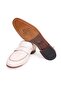Beige Color Laceless Genuine Leather Men's Shoes - 3