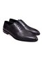 Black Color Lace-Up Genuine Leather Men's Shoes
