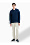 Men Box Knit Sweater With Collar - 4