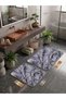 2-Piece Bath Mat Set 60X90 and 60X40 cm Soft Bath Rug with Non-Slip Base and Sponge Inside - 2