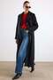 Mono Kapama Exclusive Long Coat Black 3175 - 2