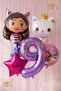 Gabby Dollhouse Balloon Set 9 Years Old 5 Piece Gabby Cat Balloon Decoration Set