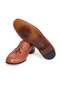 Brown Laceless Genuine Leather Men's Shoes - 3