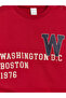 Özmarka New Season Red Washington Printed Baby Boy Tracksuit Set - 8