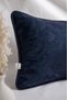Royal Dark Blue Rectangular Kirlent Cover (30X50) - 3