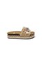 25Y170-2 Beige Women's Slippers - 2