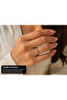 Metal Ring with Red Symbol Figure – Eye-Catching Original Design Stylish Accessory - 2