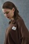 Brown Classic Ribbed Sweater and Pants Set - 4