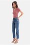 Organic Cotton Plum Women's Ribbed V-Neck T-Shirt - 3