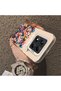 Redmi Note 14 Pro Compatible Silicone Edge Hard Back Case Couple Phone Case with Floral Pattern - 4