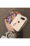 Samsung Galaxy A20 Compatible Silicone Edge Hard Back Case Couple Phone Case with Floral Pattern - 4