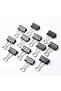 Black Binder Clip 32 mm Box of 12 PCS , for Paperwork , Organizing Documents - 4