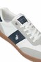 Men's White Navy Blue Sneaker Casual Lace-Up Sports Shoes - 7