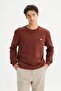 27K L82Iry906 Men's Small Logo Sweatshirt - 3