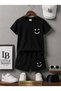 Summer Shorts T-Shirt Unisex (Smiling Face)