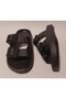 Wide-Lettered Adjustable Double-Buckle Extra Light and Comfortable Pool Beach Bath Terrace Home and Street Slippers - 4
