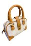 A Small Stylish Bag with a Wonderful Lock Detail Cream&Camel - 4