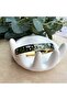 Flower Patterned Black Enameled Steel Handcuffs