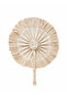 Women’s Handwoven Hand Fan – Natural Woven – Amira - 2