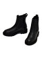 Women's Black Leather Chelsea Boots Wf210008Dv - 4