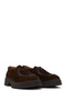 Women's Brown Lace-Up Thick-Soled Suede Leather Casual Shoes Af200015Ds - 2