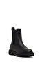 Women's Black Leather Chelsea Boots Wf210008Dv - 7