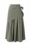 Waist Belted Scarf Skirt