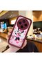 Vivo X300 Compatible Case Camera Protector Minnie Pattern Burgundy Lover Couple Silicone Phone Case