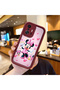 Xiaomi Mi 11t Pro/Mi 11t Compatible Case Camera Protector Minnie Pattern Maroon Lover Couple Silicone Phone Case