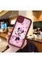 Realme C20/C20A Compatible Case Camera Protector Minnie Pattern Burgundy Lover Couple Silicone Phone Case