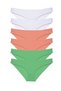 Glb-Stl41414 6 Pieces Super Eco Set Lycra Women's Slip Panties 550