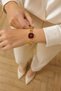 Women's Steel Watch Gold Color Burgundy Dial Luxury Vintage Watch Classic Stylish Elegant Old Money Premium Women's Watch 2026 - 5