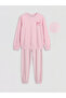 Girls' Tracksuit Set 2-Piece Bow Detail Sweatshirt and Jogger Bottom Casual Comfortable W68601D4