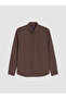 Lcwaikiki Classic Regular Fit Plaid Gabardine Men's Shirt