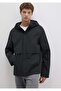 M0110348 Water Repellent Pro-Tech Water-Replent Hooded Men's Coat Black - 2