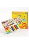 4-in-1 Montessori Wooden Activity Board for Toddlers 3+ Years - Magnetic Color Sorting Maze, 5-Tone Xylophone, Number Puzzle & Peg Pattern Matching - Educational Fine Motor Skills Toy for Presc