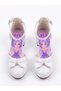 Alya Yıldız Perisi White Glittery Bow Girls' Heeled Shoes - 4