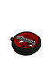 Honda Racing Logo Wheel Tire Design Motorcycle Keychain – Bring Your Style on the Road! I Red / White - 4