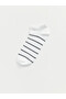 Alita City 3-Pack Women's Booties Socks with White Stripes and a Difference in Color - 2