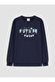 Esvab • Modern & Distinctive Zero Roba Collar Printed Boys' Pajama Set - 2