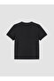 Two Mt Shop Quality Lcw Vision Black Combed Cotton Plain Standard & Regular Short Sleeve Women's T-Shirt - 6