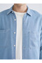 Timeless Clothing & Timeless Choices Standard Fit Long Sleeve Men's Jean Shirt - 3
