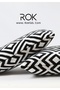 Geometric Patterned Throw Pillow Cover 45X45 cm Decorative Pillowcase - 4