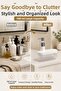 Modern White Liquid Soap Dispenser 500 ml |   Stylish Bathroom and Kitchen Dispenser - Yayvan Design - 7