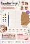 Kendin Boya Watercolor Postcard Set of 4 (Watercolor + Envelopes + Brush + Postcards)-T1587-