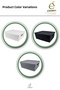 3-Piece Storage Box with Lid 12 Lt Multi-Purpose Organizer Bathroom Kitchen Cabinet Organizer - 4