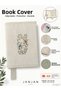 Natural Fabric Book Cover,Washable Book Cover,Book Protector,32X22 cm Book Protective Bag,Book Sleeve,Book Bag,Book Lover Gift,Organizer,Notebook Agenda Cover