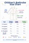 100% Cotton Muslin Children's Hooded Muslin Bathrobe, Bath and Beach Towel - 3