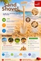 Sand Digging Shovel - Children's Garden Beach Sand Activity Toy Cream - 3