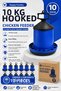 10 Pieces 10 kg Hanging Chicken Feeder 10 Lt Plastic Winged Feeder for Chicken, Chick, Turkey, Goose, Duck, Pigeon